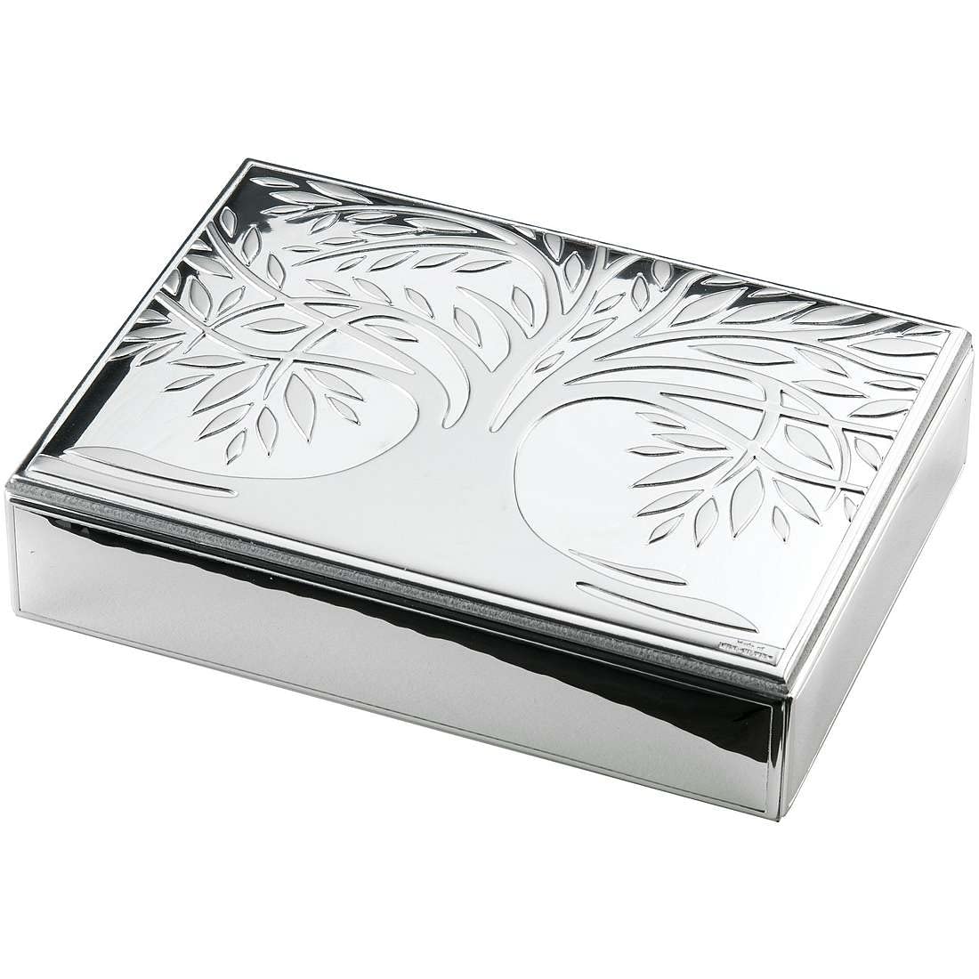 Cofanetto di Valenti. Cofanetto Albero della Vita Bianco in Miro-Silver. Dimensioni: 13x18 cm. La referenza è 40638 2