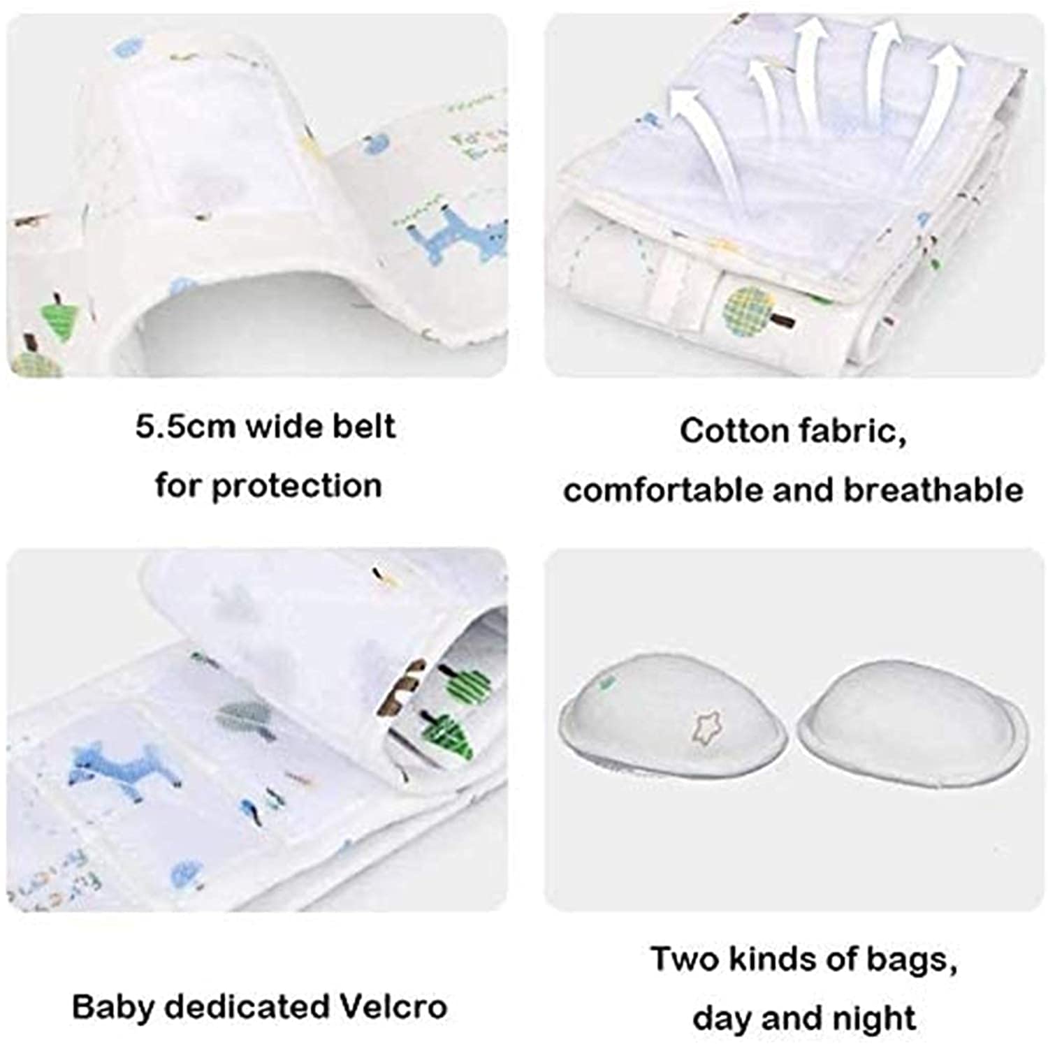 Cinturón de Hernia de bebé Ajustable para Fisioterapia de intestino Delgado Infantil, Productos de braguero de Hernia inguinal Plana para niños cómodos Cinturón de Hernia (Size : M)