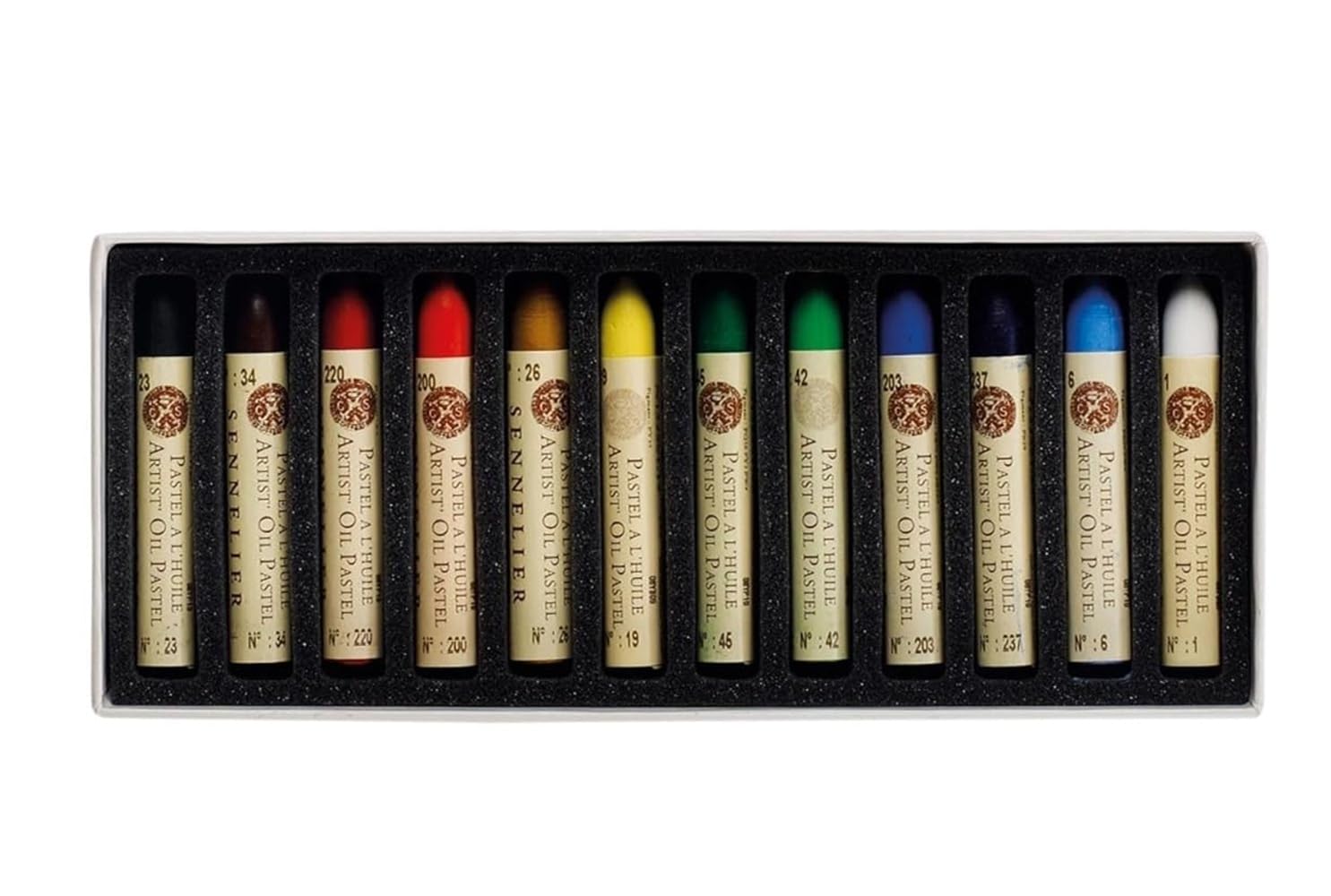 Sennelier Ölpastellkreiden, 12 Farben