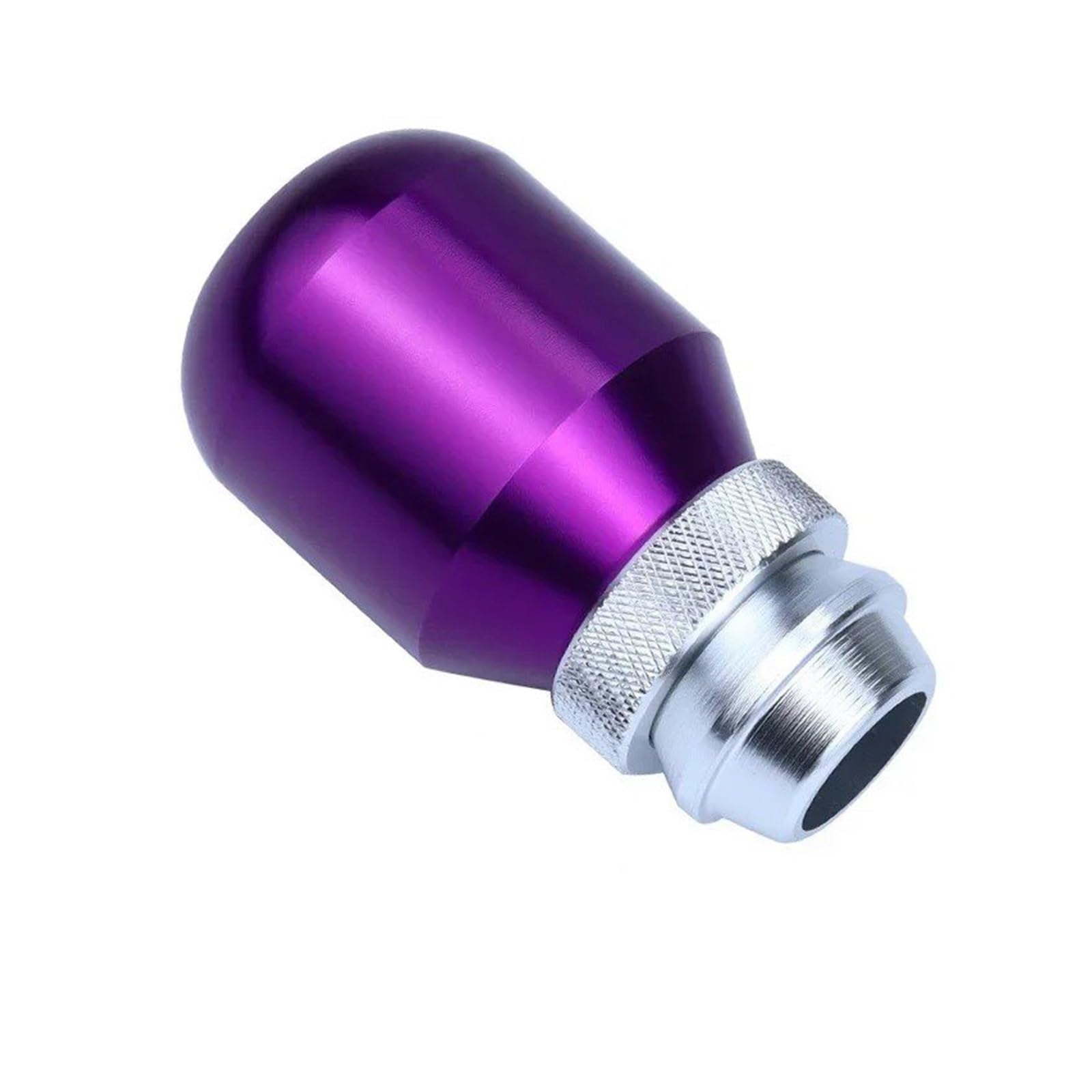 Mkgkacvcpt Purple Manual Shifter Knob Universal Adjustable & Retractable Car Shift Knob Aluminum Alloy Gear Stick For Manual Transmission Vehicles(Purple)