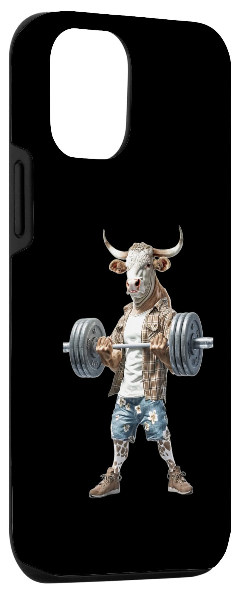 iPhone 15 Cow Barbell Case - Image 3