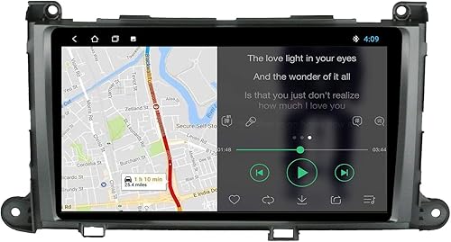 Accesorios de radio para Toyota Sienna 2011-2014 Android 10.1 estéreo navegación GPS Bluetooth reproductor USB 2G RAM 32G ROM