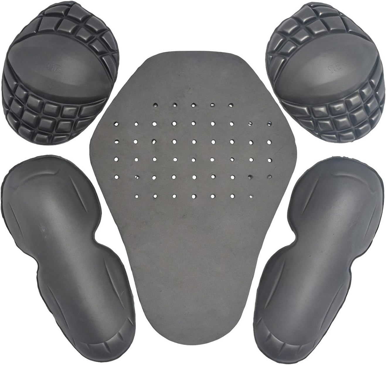Protector de espalda y rodillas para moto 5 piezas