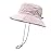 woogwin Waterproof Bucket Rain Hat with Chin Strap Quick Dry Packable Boonie Sun Hat Safari Hat UV Protection(Light Pink)