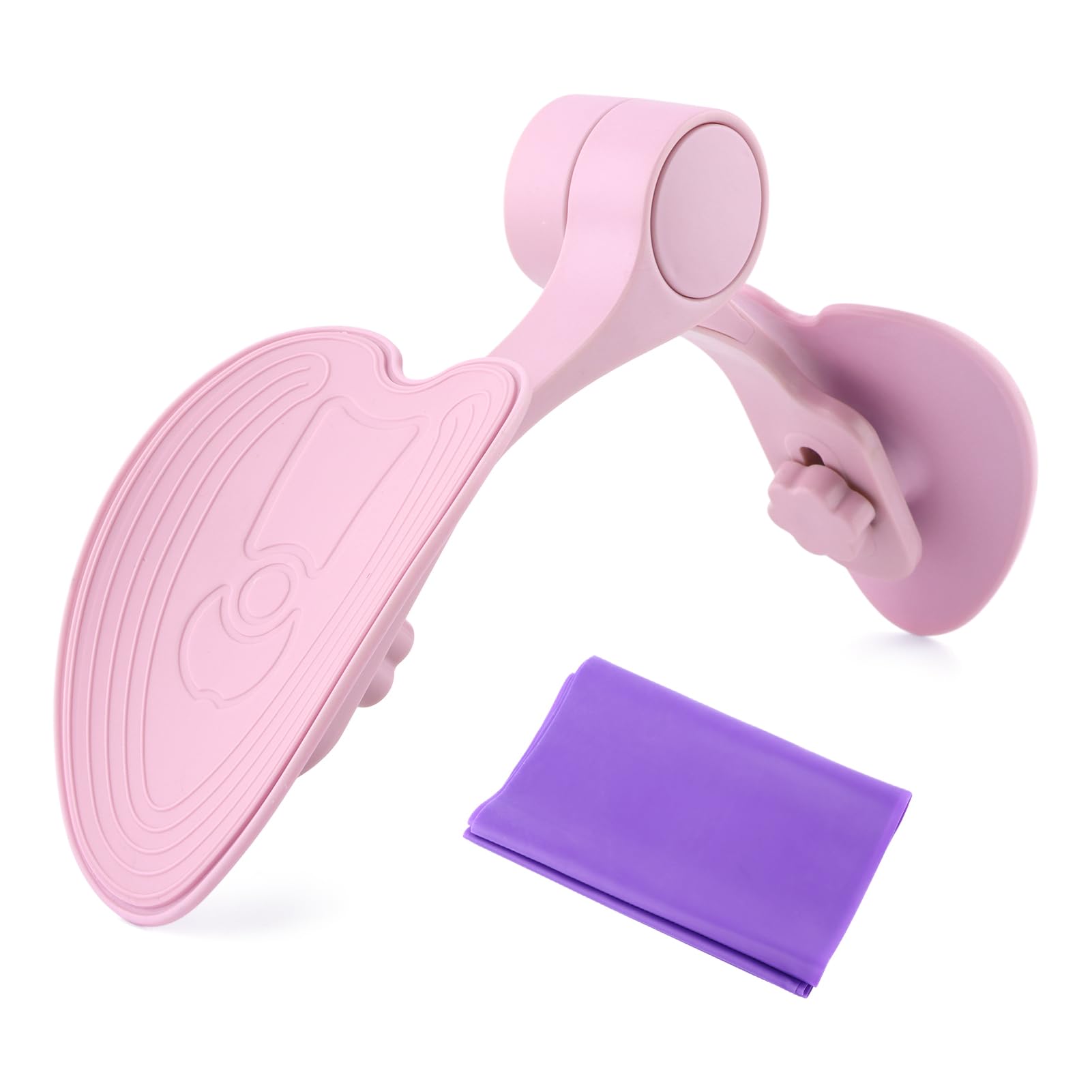 Thigh Master, Beckenbodenmuskeltrainer mit Widerstandsband, Hüft- & Beckentrainer Kegel Exerciser, Inner Thigh Exercise Workout Equipment für Muskelstärkung & Toning