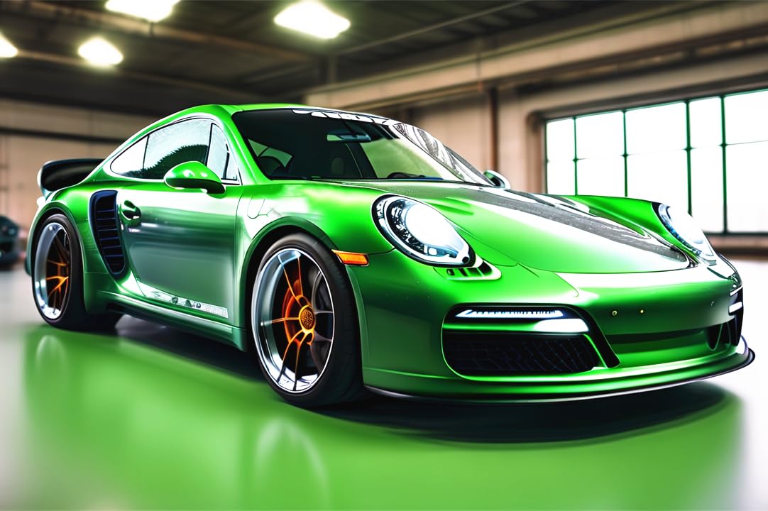 NUFTVI Street Sports Car Diamond Painting Kits, 5D Full Dill Diamond Art Gemstone Painting, 12x16 Inch DIY Home Decoration for Adult & Beginner