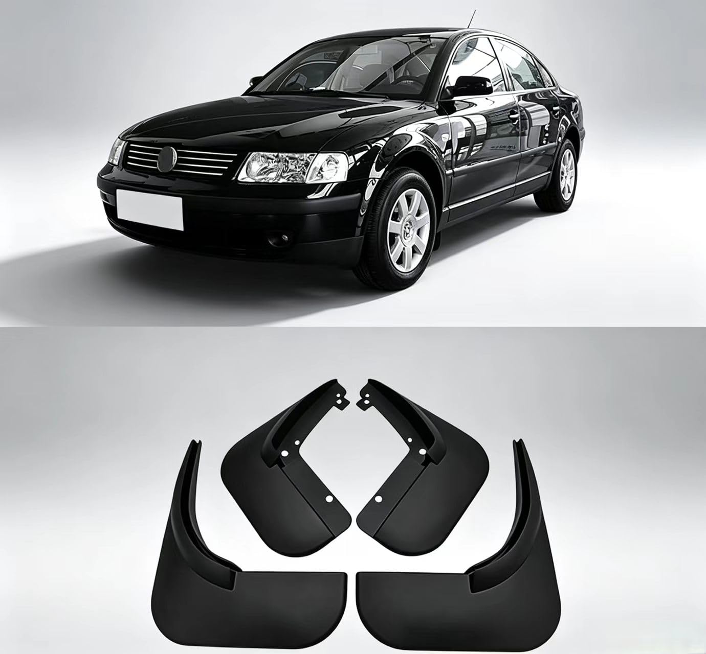 Liufangfc Normal 4Pcs Heavy Duty Rubber Mud Flaps For Vw Passat B6 2006-2010