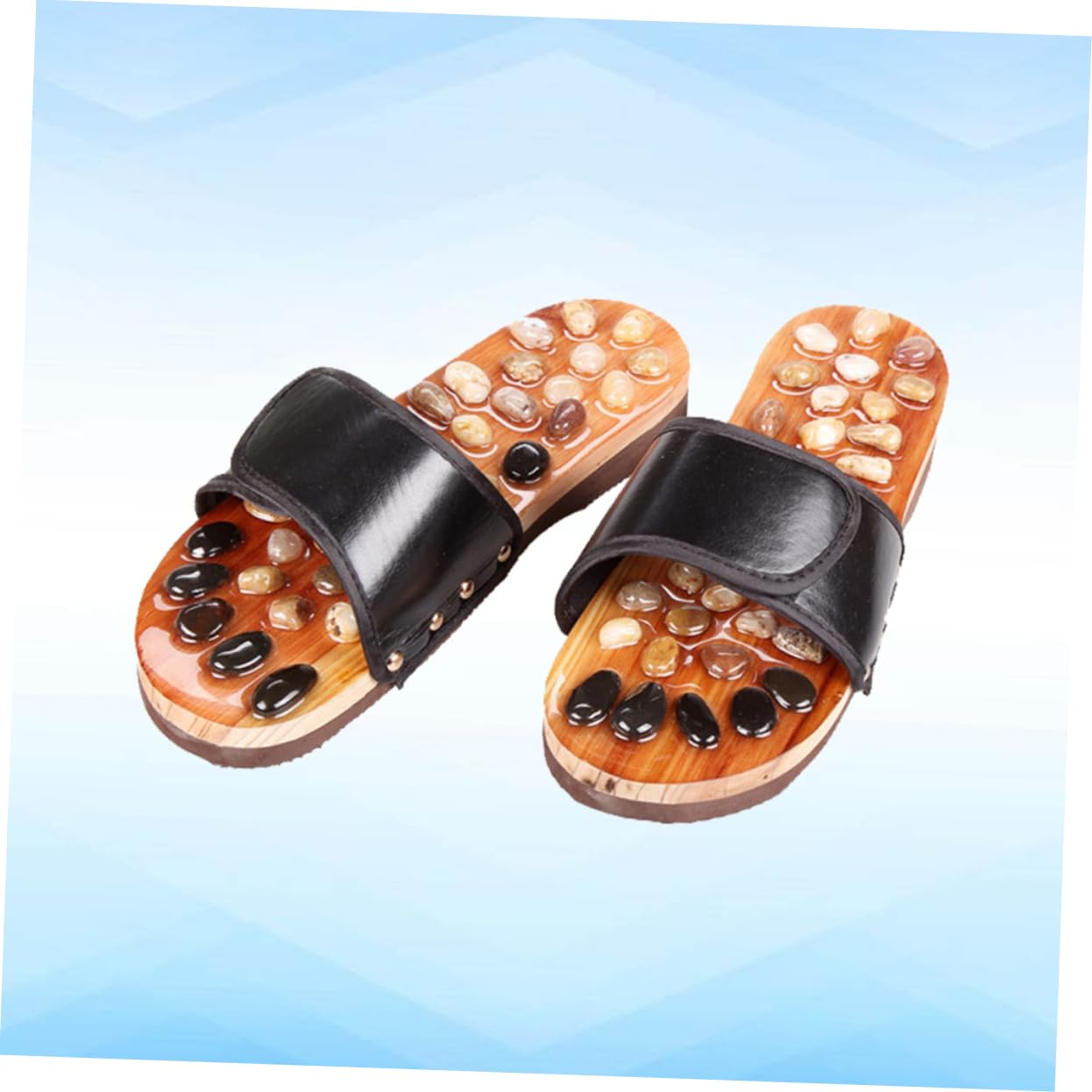 Rutschfeste Fußpflegeschuhe als Akupressur Fußmassage Slipper Größe 42