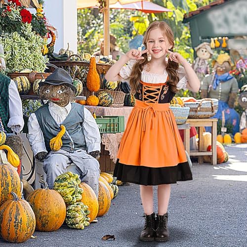 Vestido Oktoberfest niña ideal para juegos de rol y diario casual 2