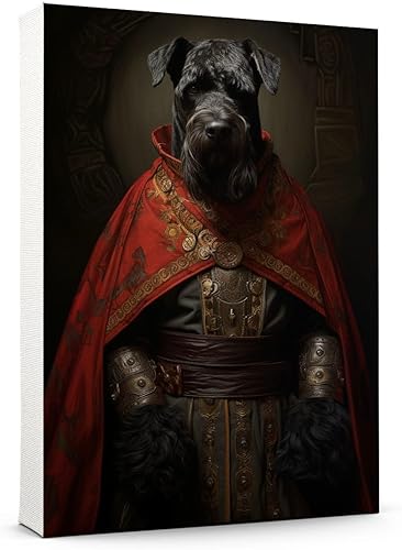 Miniatura 828 de Thuan Chow Chow Retrato de mascota con disfraz real de perro en un disfraz retrato de perro con vestimenta Retrato medieval de mascota retrato