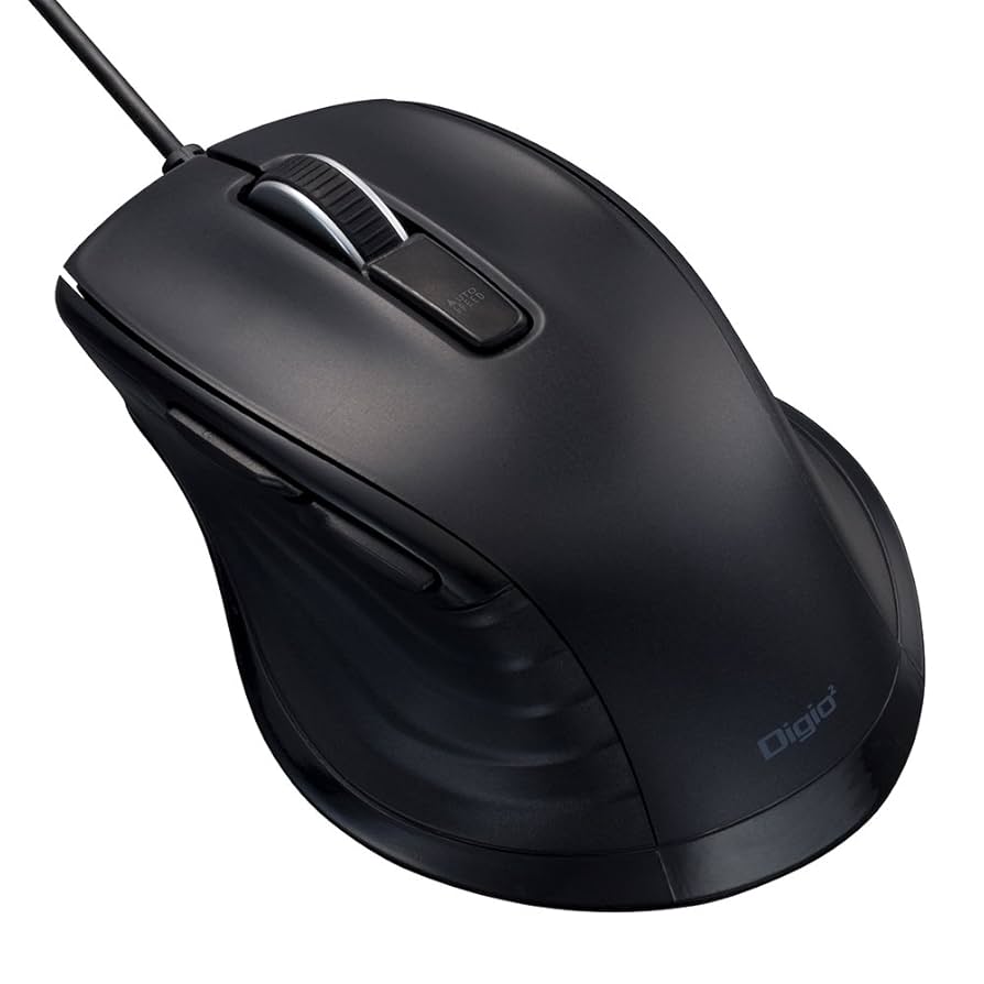 Amazon.co.jp: Digio2 F_line 5ボタンBlue LED マウス 有線 静音