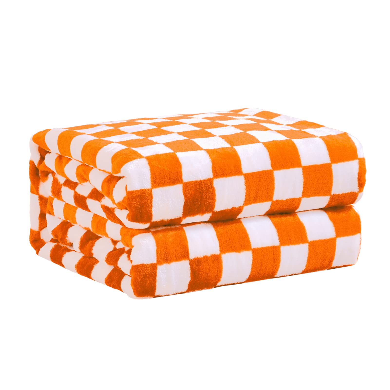 Amazon.com: FY FIBER HOUSE Checkered Flannel Fleece Throw Blanket