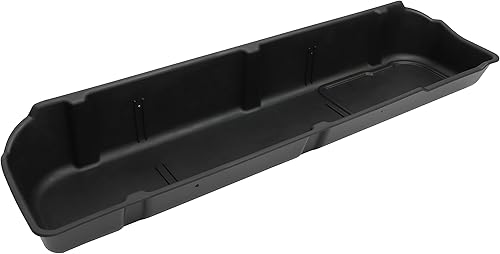 Miniatura 5 de KUAFU Caja de almacenamiento para debajo del asiento compatible con Ford F150 F-150 Supercrew Cab 2009-2014 con subwoofer de plástico negro