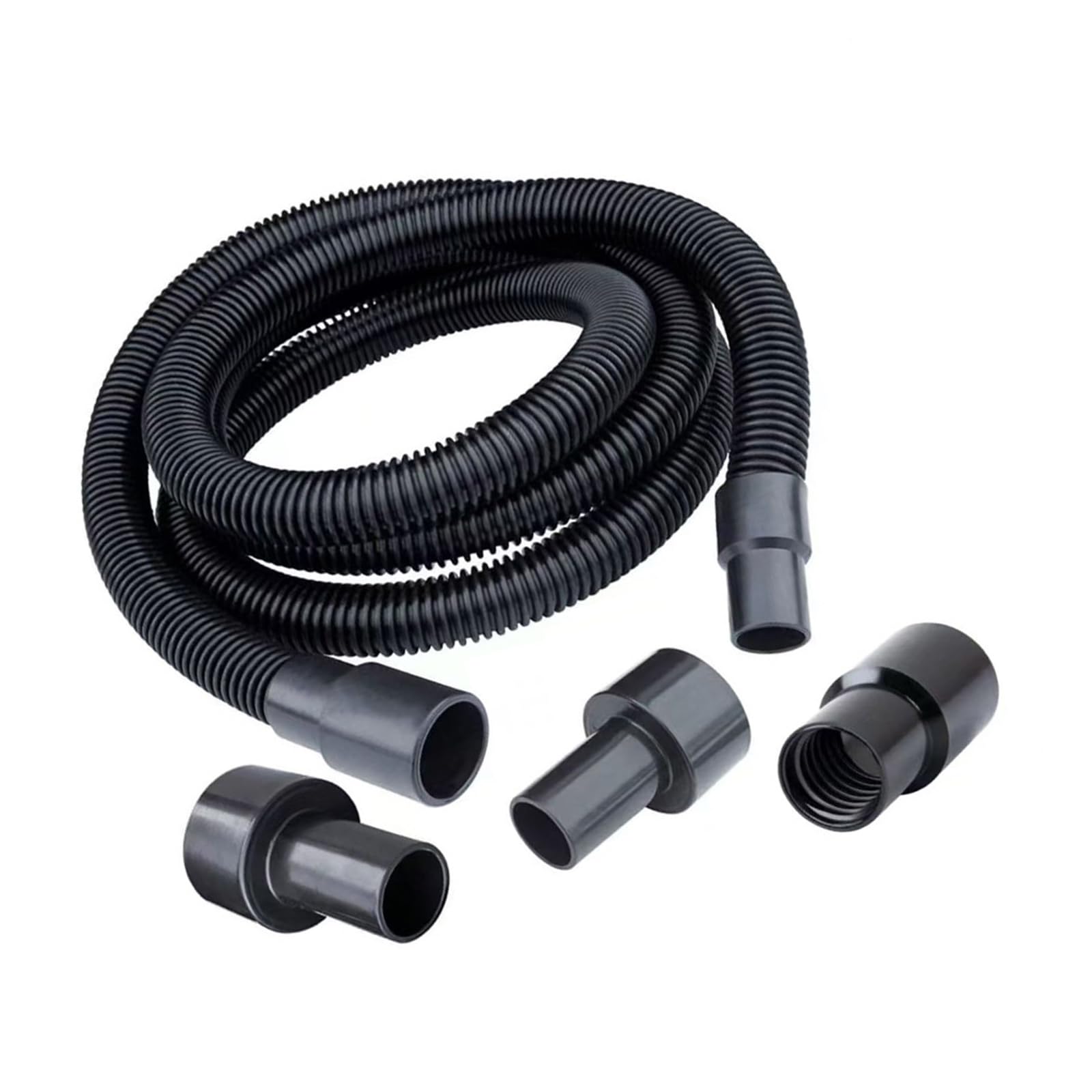 Tfaoys Set Of 6 Pieces 70477 10Ft Collection Hose Fitting Tapered Reducer Hose For Woodworking Power Tools Home Wet/Dry Shop Vacuum Retractable Vacuuming