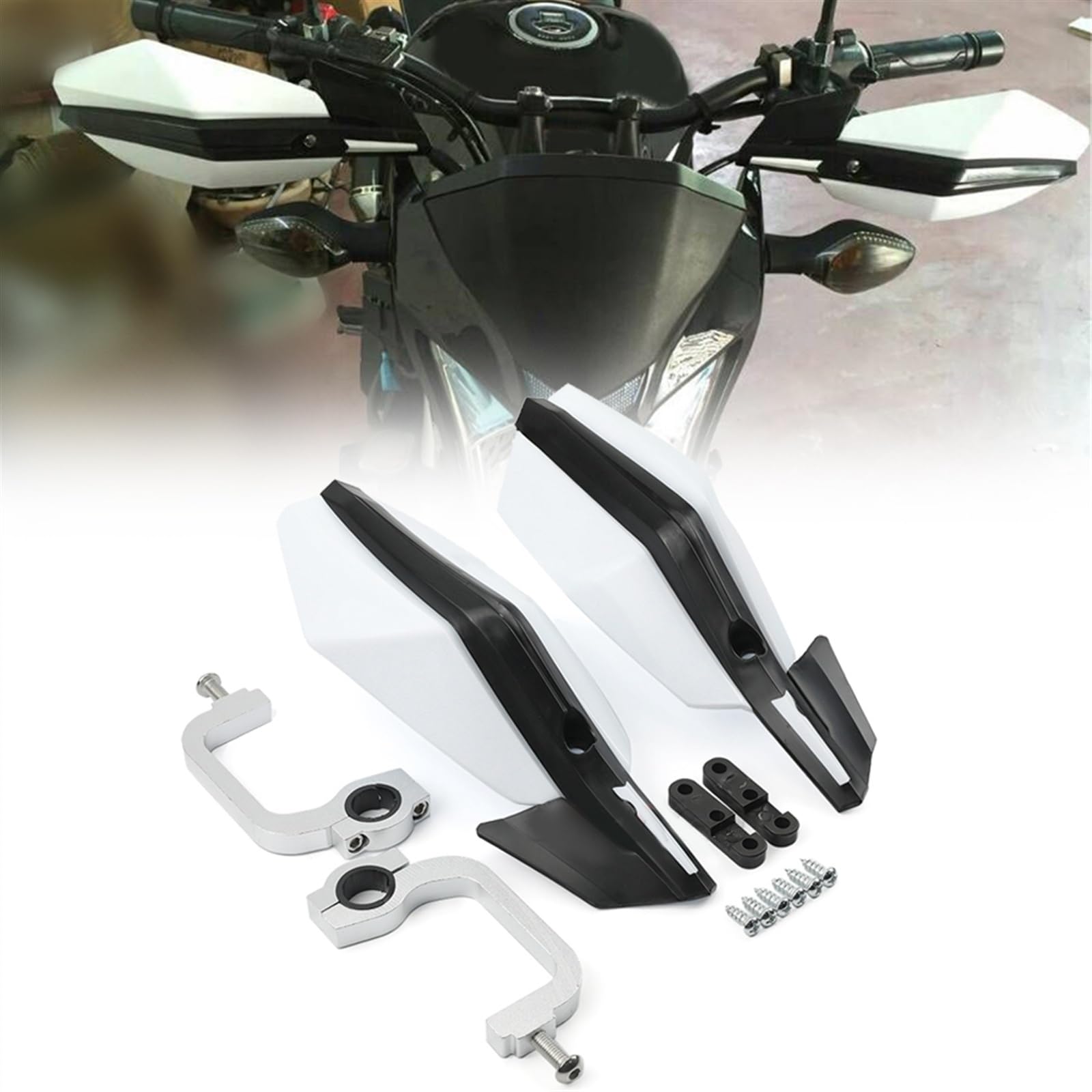 Protecteur de guidon blanc pour DR-Z 400SM accessoire moto Suzuki 2005-2020