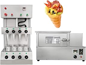 TZ Pizza Cone Maker - 4 Cone Machine with Oven, 110V/60Hz