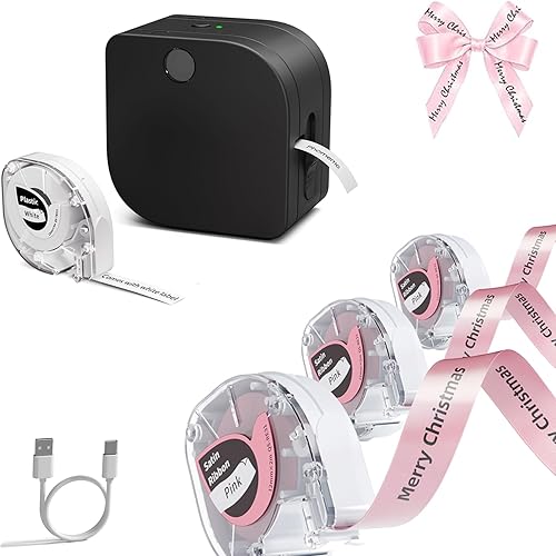 Phomemo Máquina etiquetadora con cinta – Impresora portátil de etiquetas Bluetooth, pequeña etiquetadora con múltiples plantillas, fabricante de