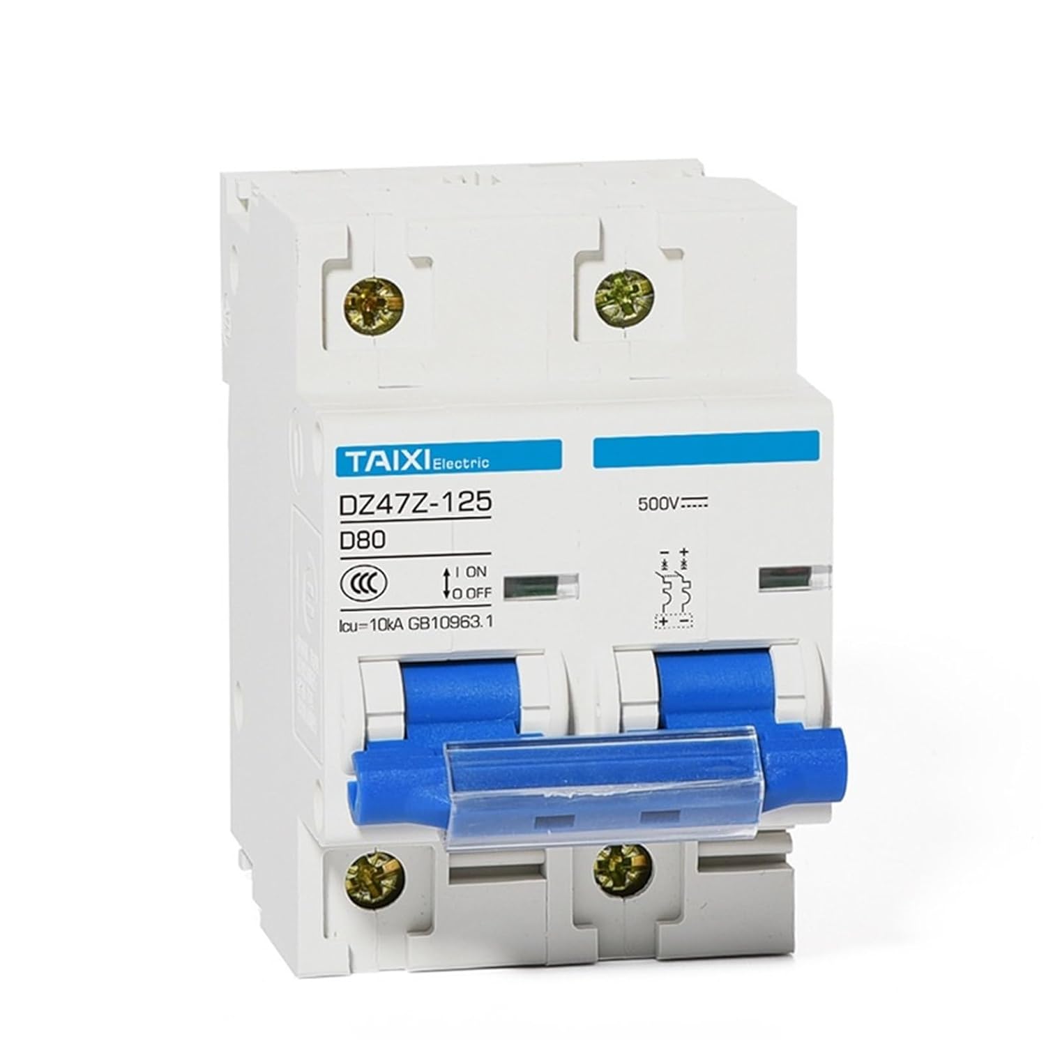 Solar 32A 63A 100A 125A Miniature Circuit Breaker 2-Phase DC MCB(2P 100A)