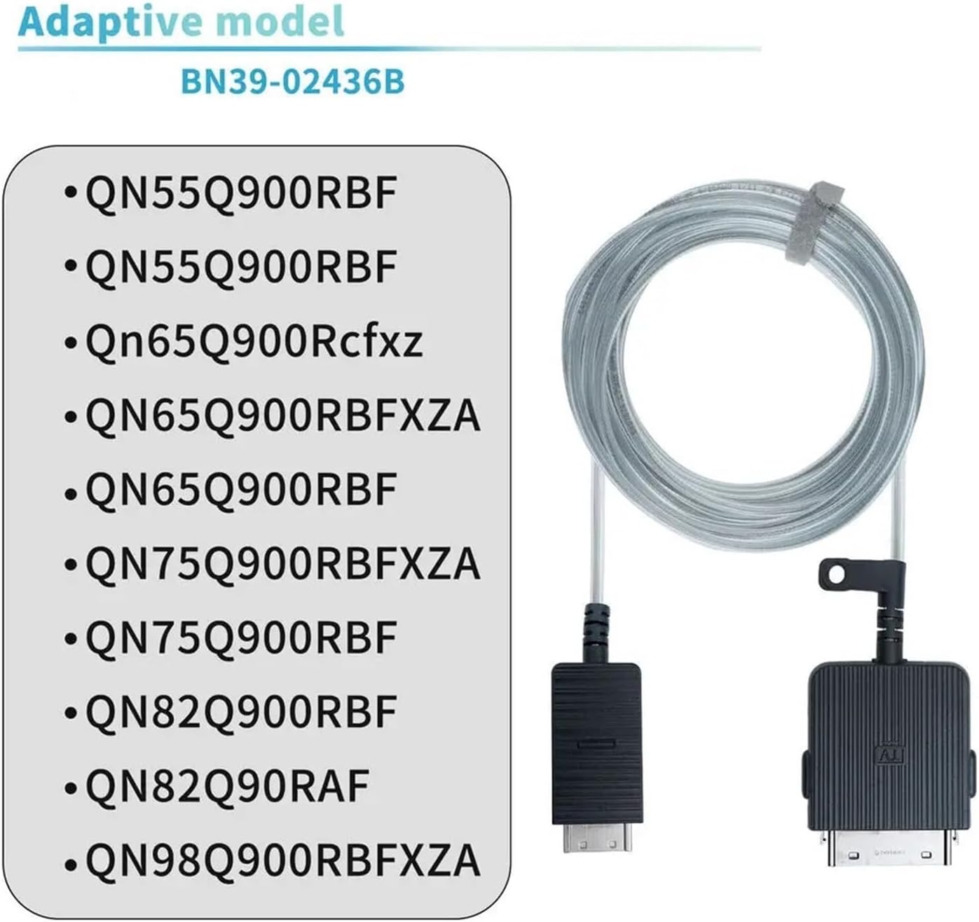 BN39-02436B TV Integrated Connection Cable 5M, Compatible For Samsung, TV QE98Q950RBT QE82Q950RBT QE75Q950RBT, TV Parts