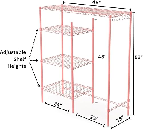 Miniatura 3 de DormCo The Shelf Supreme - Estantería ajustable Suprima® - Rosa