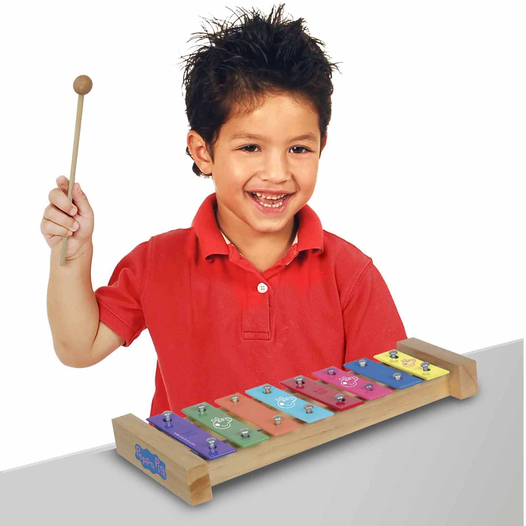 Amazon.com: Peppa Pig: Wood Xylophone & Maracas Combo Set - 8
