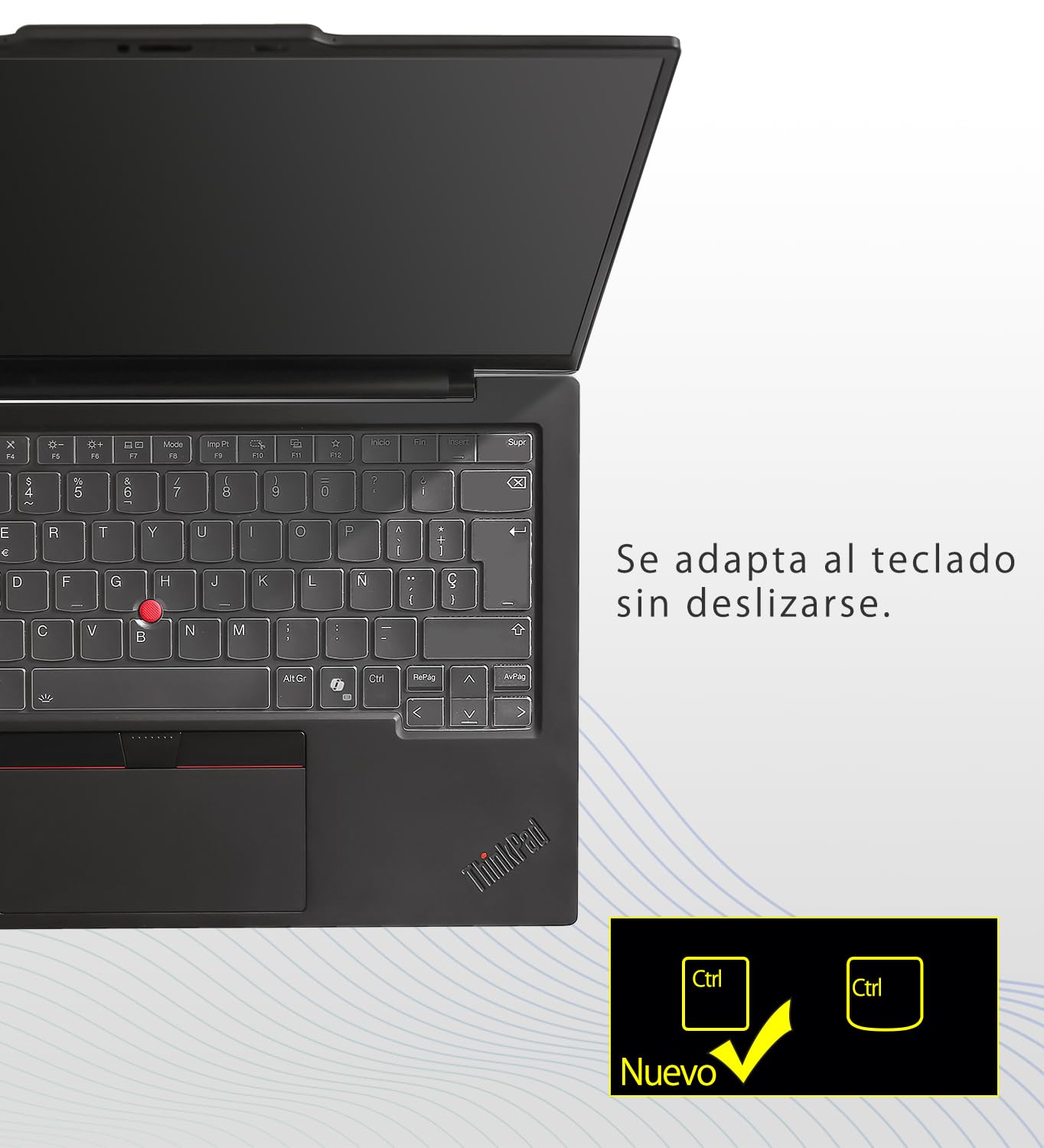 Funda protectora para teclado ThinkPad T14 Gen 5/T14s Gen 6/T14s Gen 5/T14P Gen 2/P14s Gen 5/L14 Gen 5, versión 2024~2025 Lenovo de 14 pulgadas