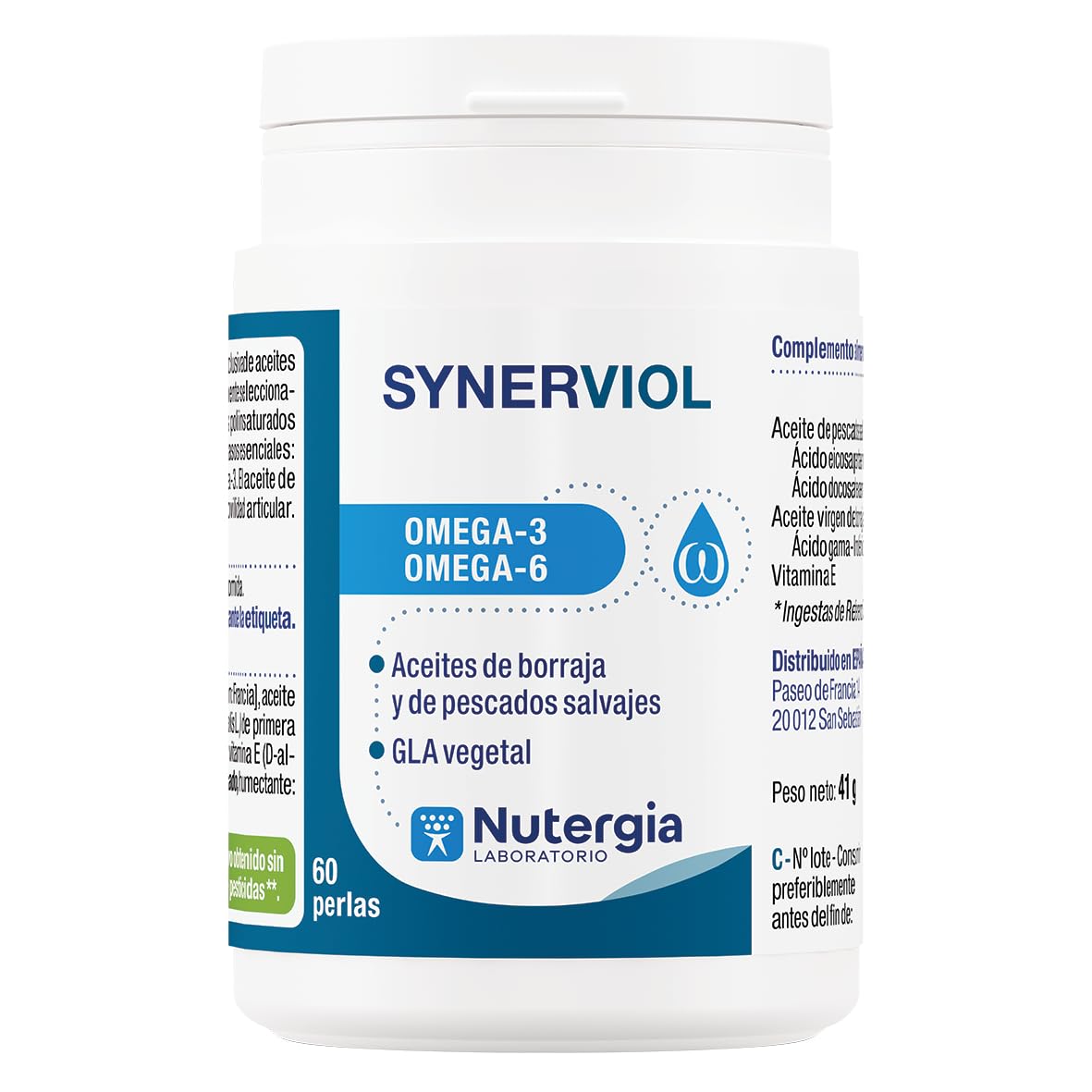 NUTERGIA Synerviol 60 Perlas