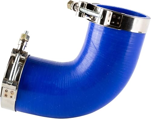 Miniatura 2 de GETOPAUTO Manguera de codo de goma de silicona de 90 con abrazaderas PeterbiltKenworth Paccar F04-6006