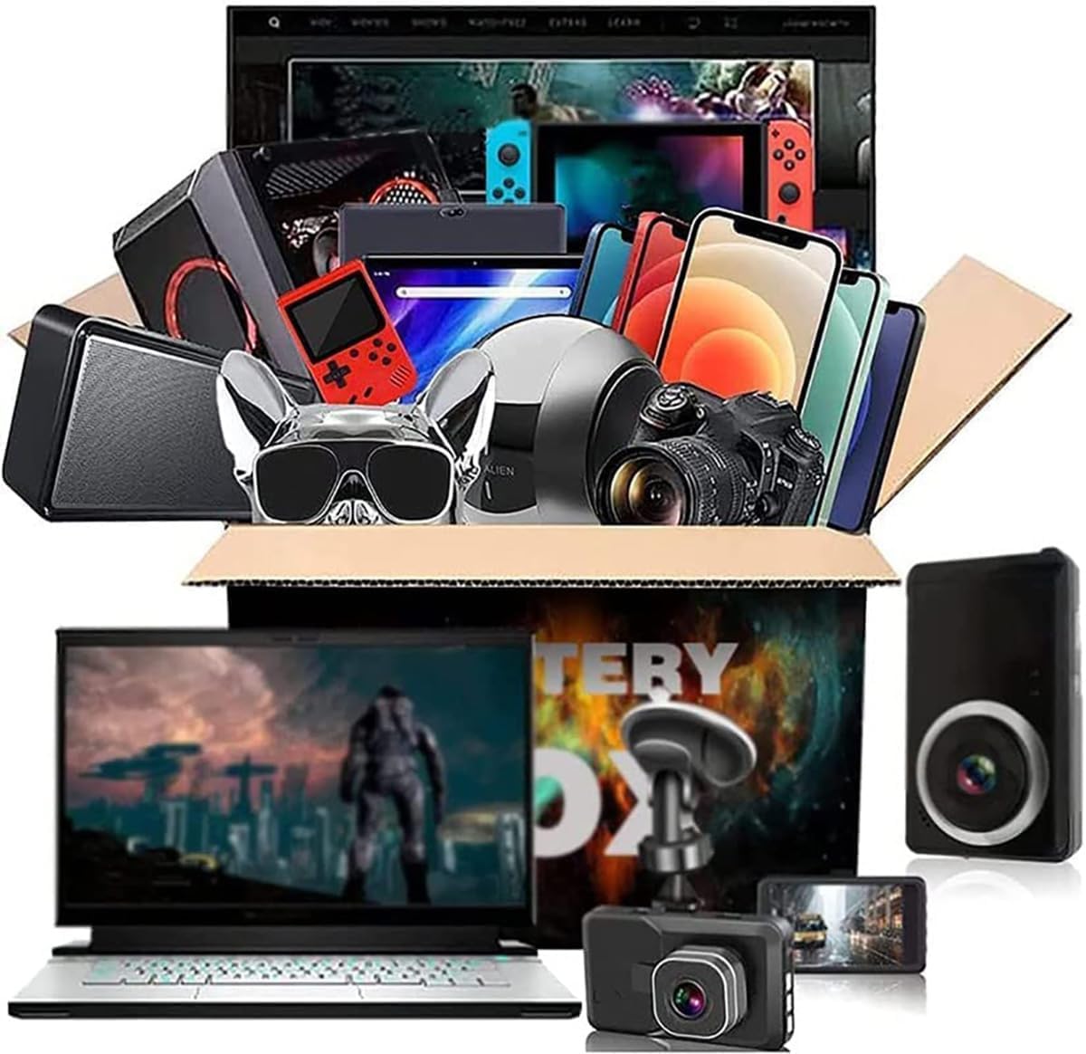 Palet De Juego De Productos Electrónicos, un Juego de 4-35 Gaming y Smart TV, Multimedia Productos Mixtos, Cajas de Regalo Jchs5