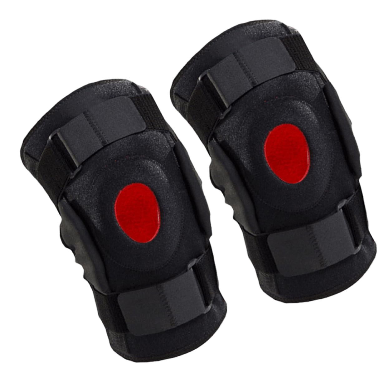 GOOHOCHY 1PC Adjustable Knee Brace Support for Sports Cycling and Outdoor Activities Comfortable Black Knee Pad for Adults