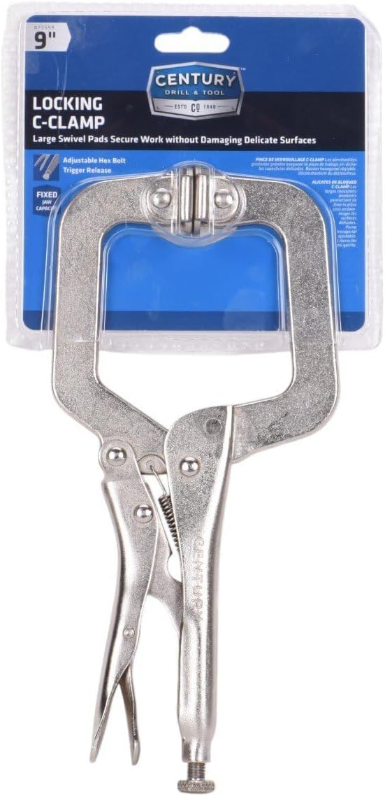 Century Drill & Tool 72599 Locking Clamp, 9"