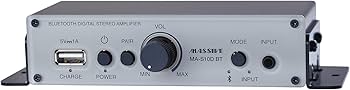 Amazon.co.jp: オースミ電機 MASSIVE Bluetooth小型デジタルステレオ