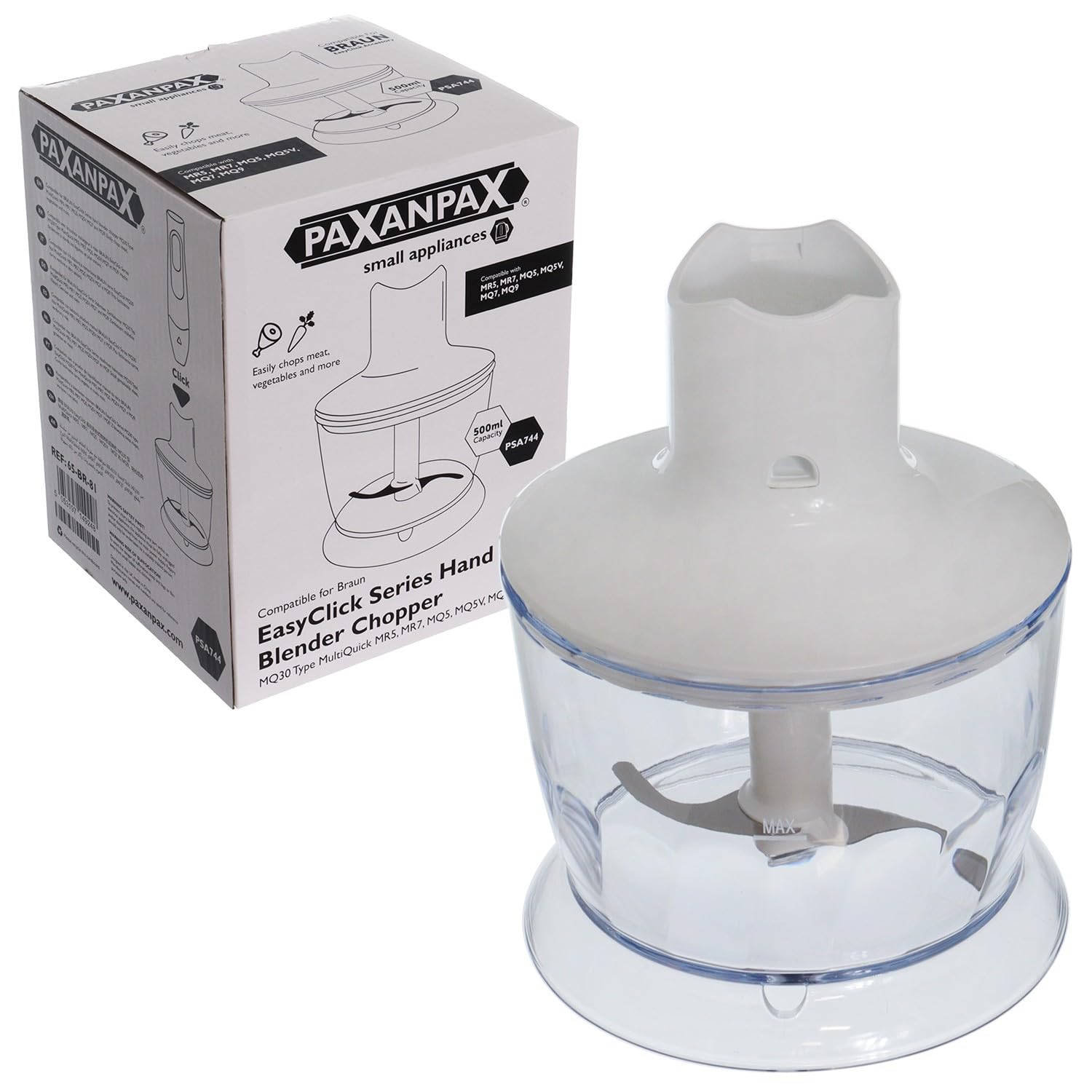 Paxanpax PSA744 Stabmixer, 500 Ml, Passend Für Braun 'MQ30