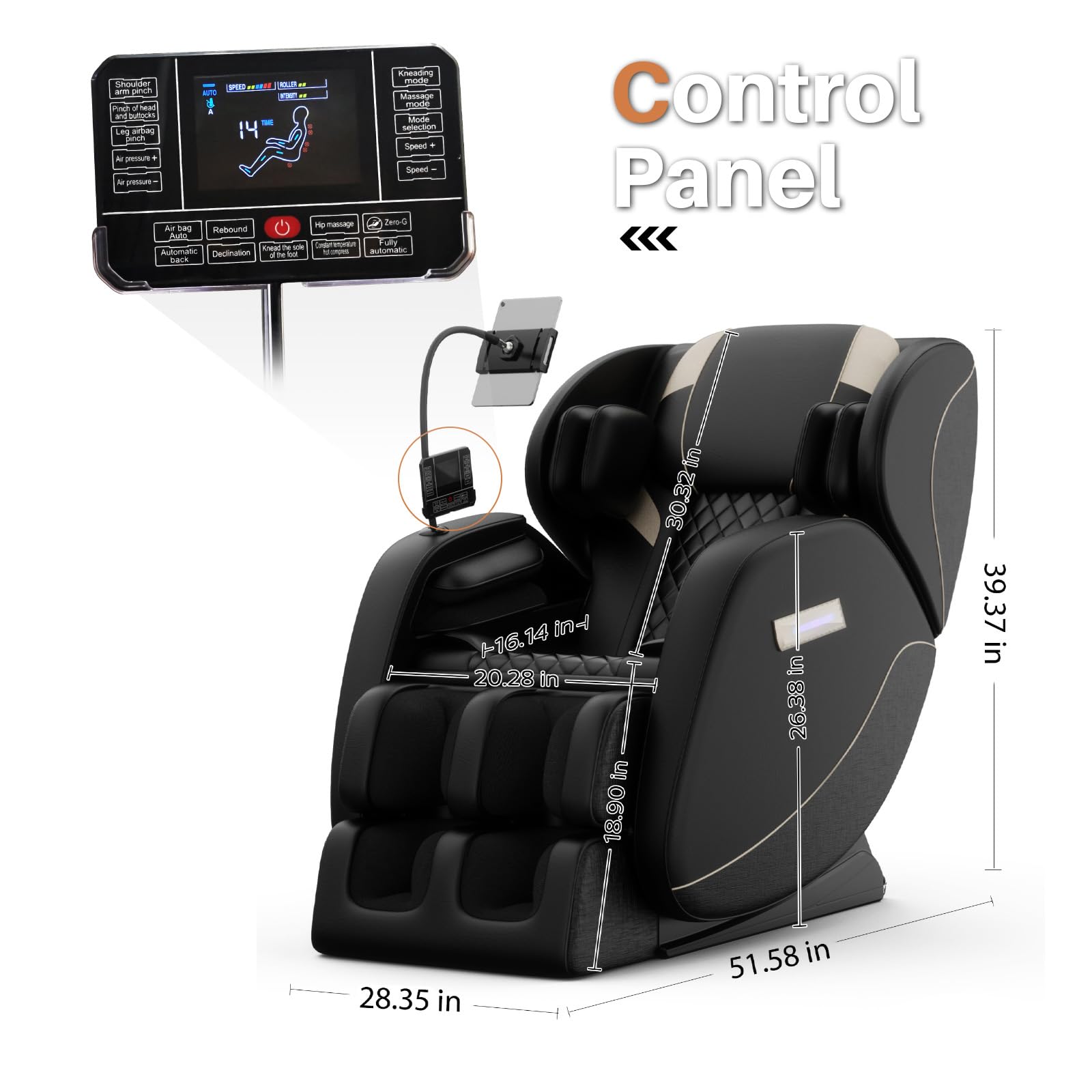 Reset the massage chair and remote