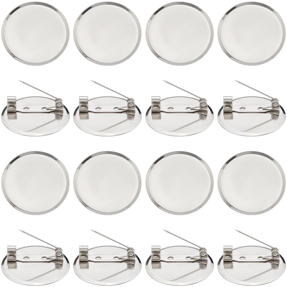 Cabochon vierge 30mm pour créer vos broches personnalisées lors d'ateliers créatifs