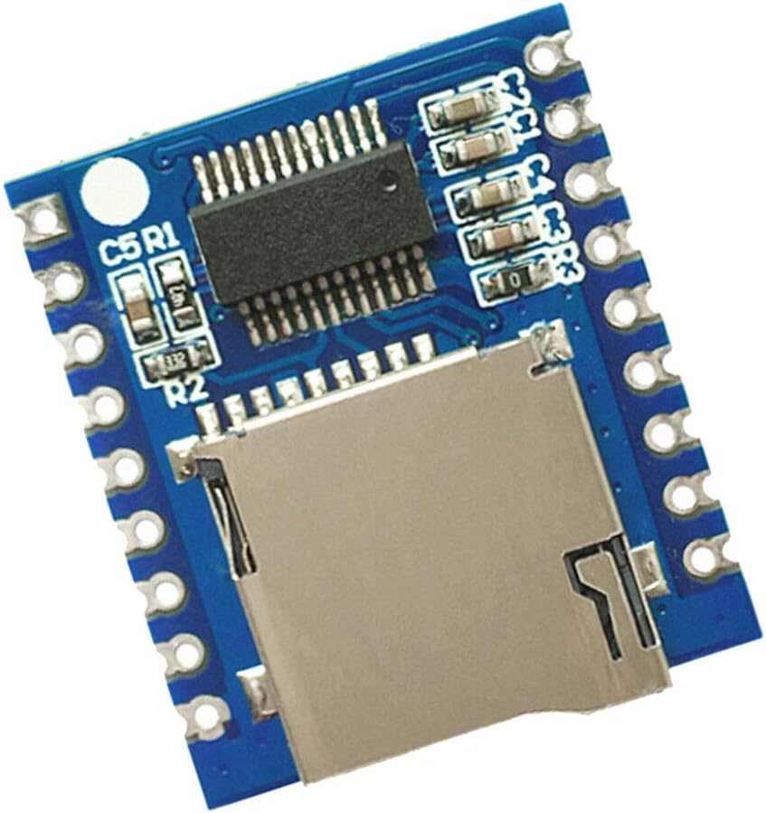 Electronic Components MP3 Player Voice Module Sound Decoder Board SD/TF UART Serial