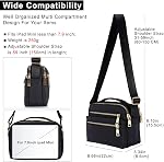 DOB SECHS Crossbody Purse for Women Shoulder Bag Travel Messenger Bag Casual Nylon Cross Body Purses for Ladies