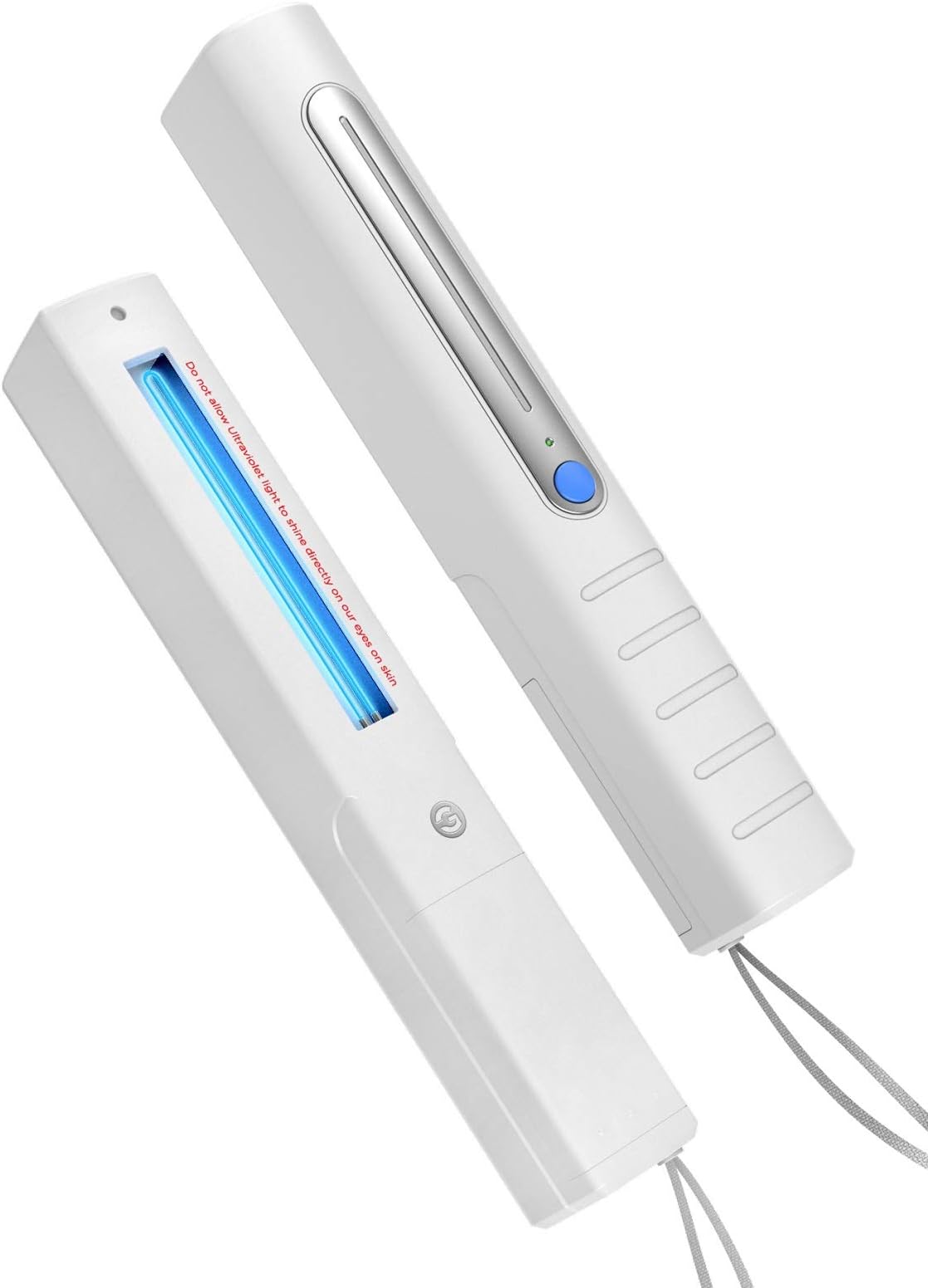 Galvanox UV Light Sanitizer, Portable Disinfection Lamp Wand 99% Effective Sanitizing Device for Phones, Tablet, Laptop, Wardrobe, Pet Areas, Baby Items, Toilets, Toys