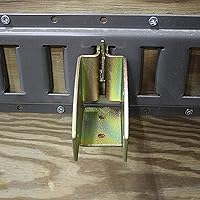 Vista 4 de LCGP 10 paquetes de accesorios de enchufe de viga de madera E, soportes de viga de madera, accesorios de riel E, soporte de madera de almacenamiento