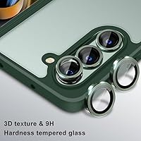 Vista 2 de Funda para Galaxy Z Fold 5, funda para teléfono Galaxy Z Fold 5 [protector de lente de cámara] [conector de bisagra], policarbonato delgado y sedoso