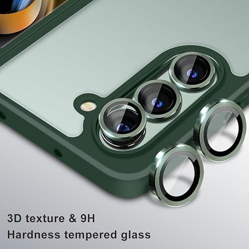 Miniatura 2 de Funda para Galaxy Z Fold 5, funda para teléfono Galaxy Z Fold 5 protector de lente de cámara conector de bisagra, policarbonato delgado y sedoso y