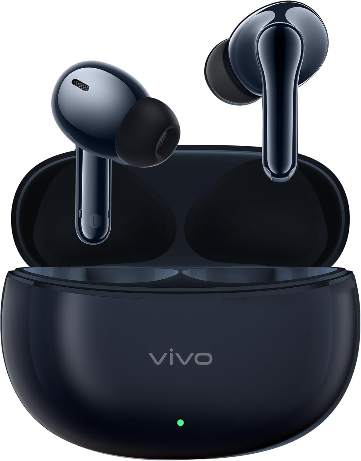 vivo TWS 3e, Wireless-Earphones, Design confortable pour une utilisation prolongée, Batterie 513 mAh, Connexion simultanée à deux appareils, Résistant à l'eau et à la poussière IP54