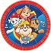 CAPRILO Lote de 40 Platos Infantiles Decorativos de Cartón Patrulla Canina New Redondos Ø 23 cm. Vajillas Juguetes y Regalos Baratos para Fiestas de Cumpleaños, Bodas, Bautizos y Comuniones.