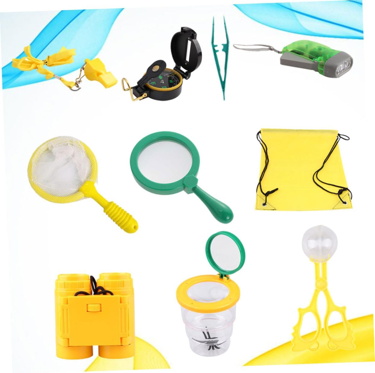 BESPORTBLE 10Pcs Wilderness Observation Kit for Outdoor Insect Observing Tools Lightweight Easy to Carry for Camping and Nature Exploration