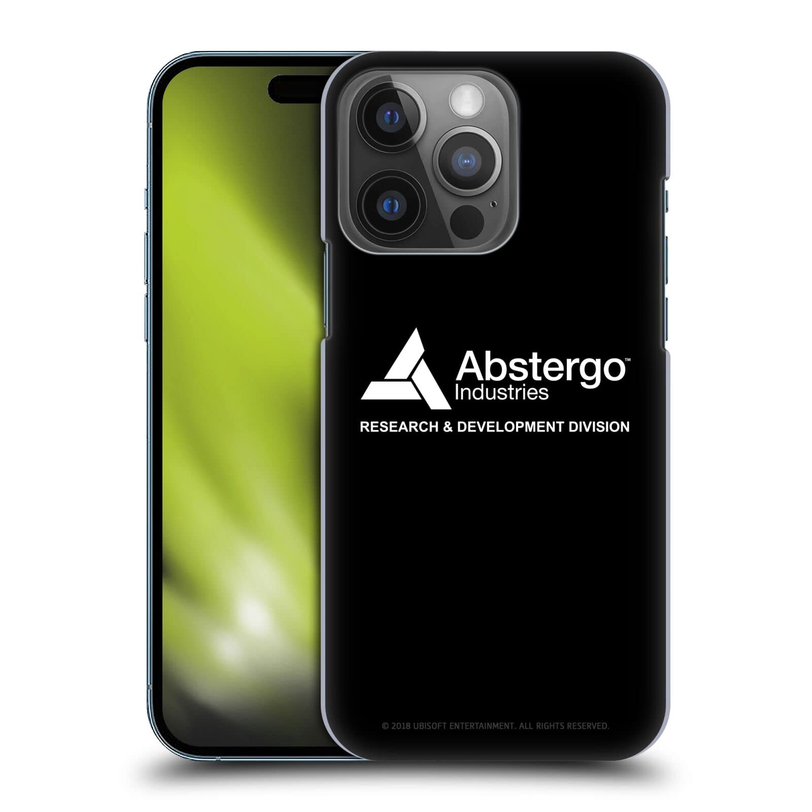 Head Case Designs Officially Licensed Assassin's Creed Abstergo Industries Brotherhood Logo Hard Back Case Compatible with Apple iPhone 14 Pro