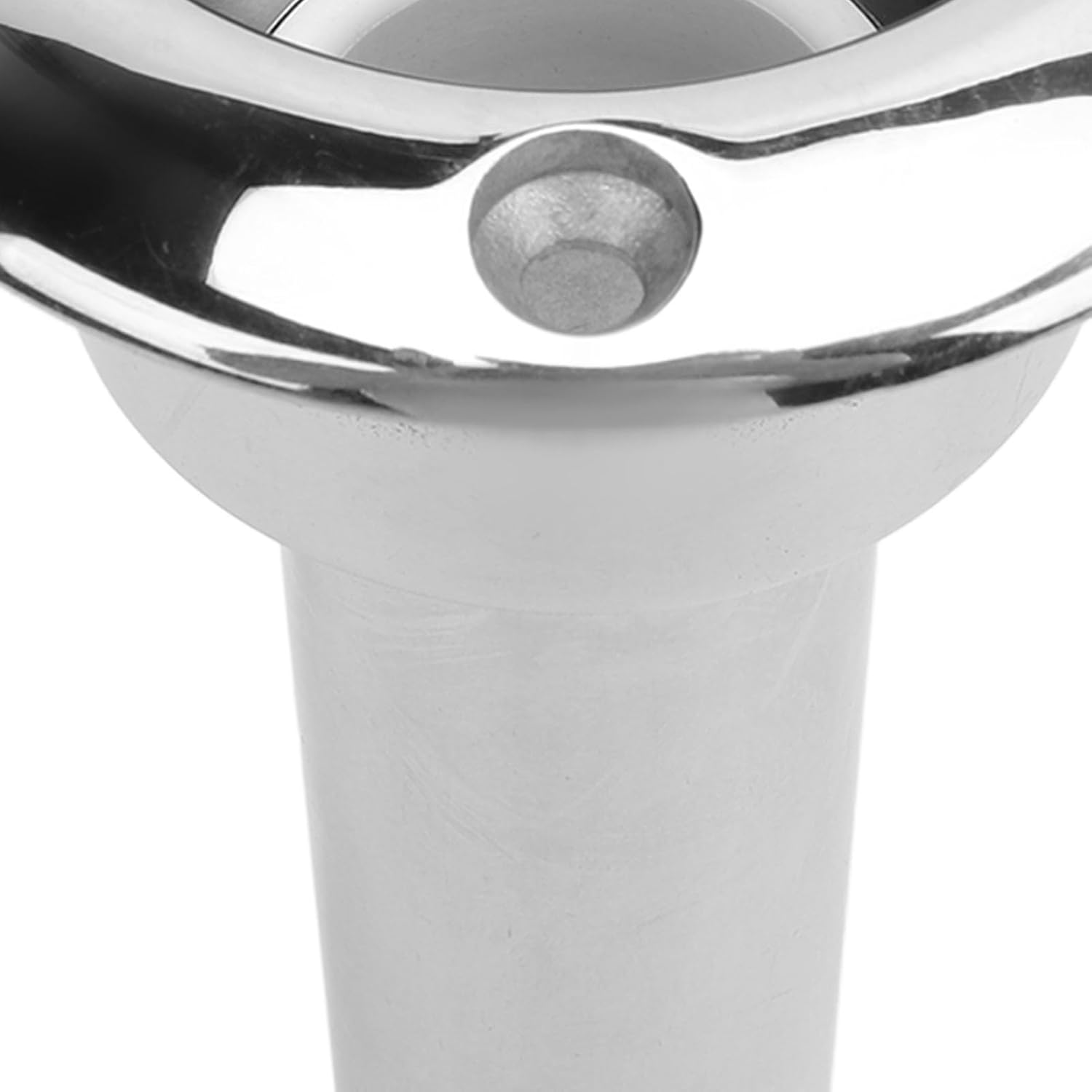 Boat Fishing Rod Cup Holder, Stainless Steel Fishing Rod Cup Holders for Boat, 2 in 1 Fishing Rod Holder Cup Holder 280Mm Round Top Cup Holder for Boat Yacht Ship