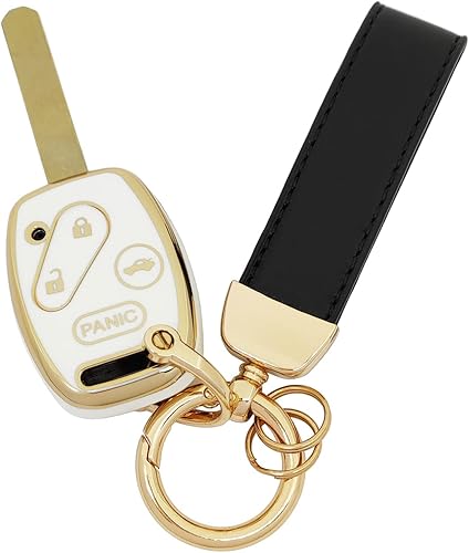 Miniatura 5 de Funda para llavero de TPU suave de 360 grados para Honda 2003-2012 Accord 2005-2010 Civic 2005 2006 Odyssey Remote Key Fob