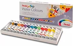 Pentel Tinta Aquarela 15 Cores WFRS-15