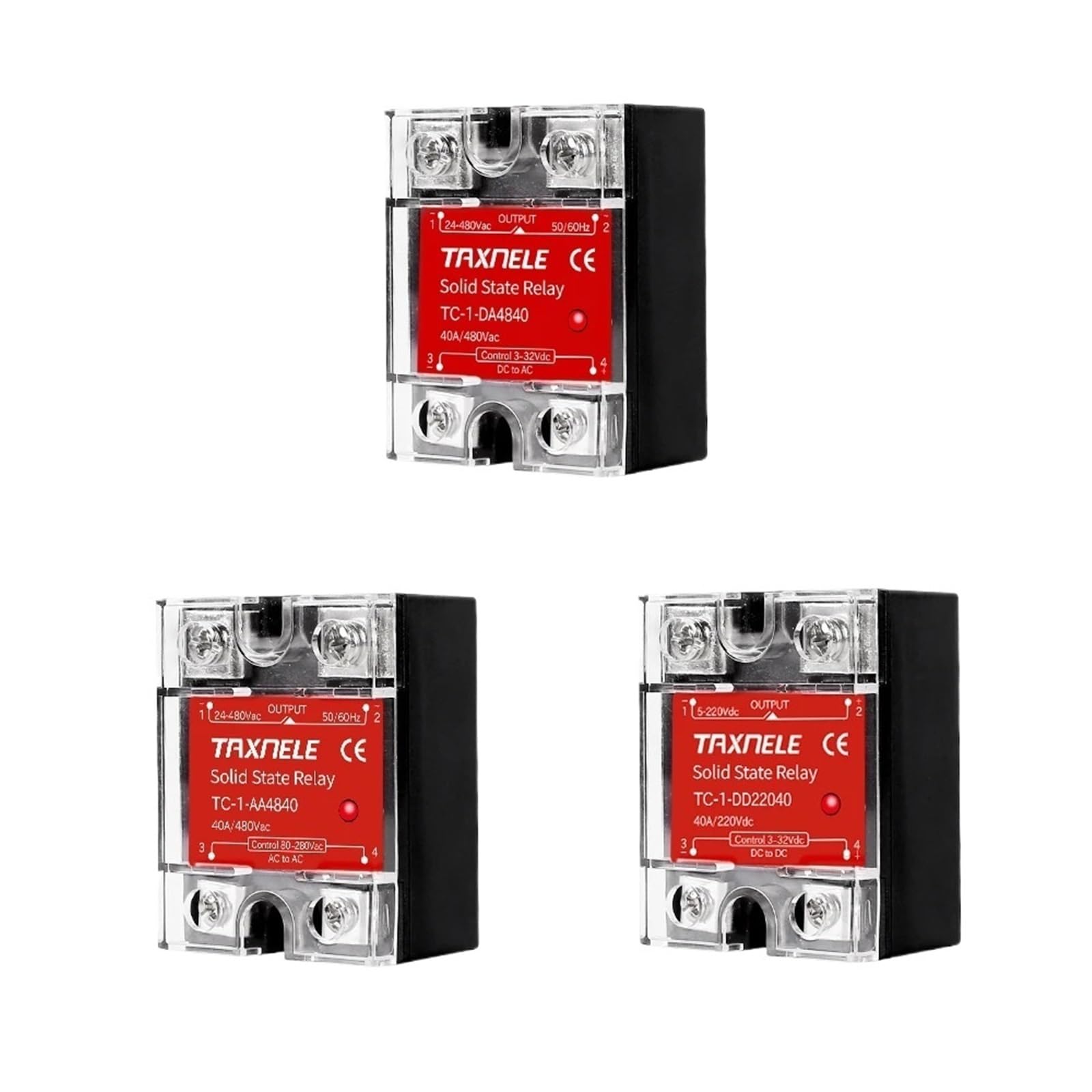 Relais statique SSR-40DA 40A module de commande thermique DC-AC pour PID - 5