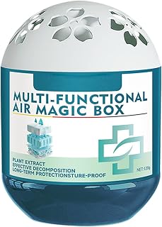 Purificador de aire – Eliminador con extracto de plantas | 120 g de frescor de aire - para áreas de mascotas, armarios y salones, neutralizador de olores para el hogar, mágica, 1 unidad.